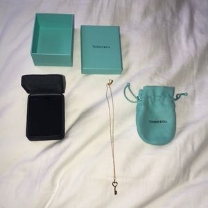 New worn Tiffany Heart Key Pendant necklace